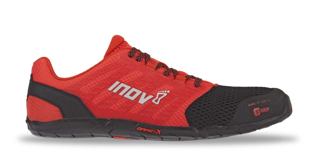 Buty Treningowe Inov-8 Bare-xf 210 V2 Męskie Czarne/Czerwone YNJ-908427